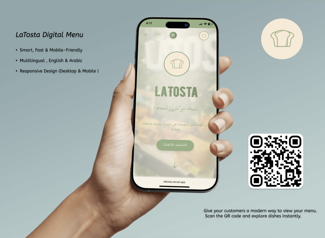 LaTosta — Digital Menu